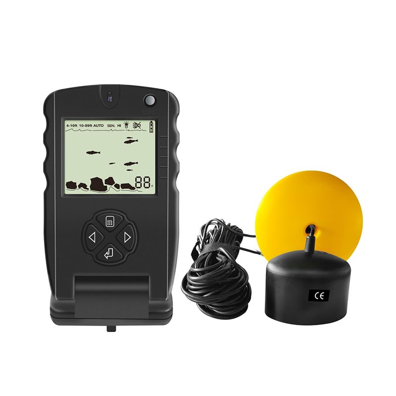 Fish Finder Portable - Neuer Tragbarer Fischfinder, Eisfischen-Sonar Echolot mit