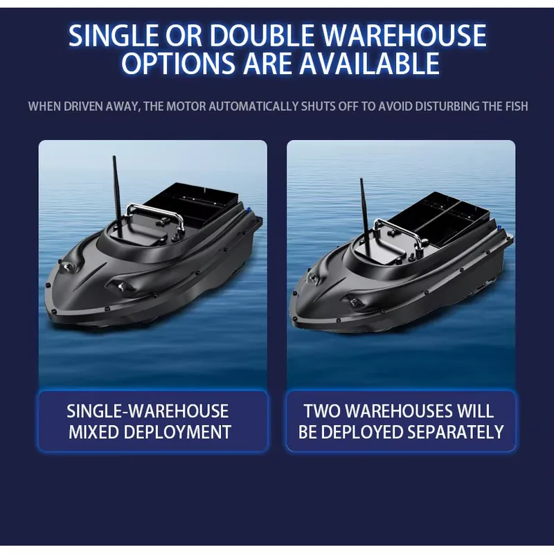 Fish Finder - Anglerboot für Karpfenangeln mit Intelligenter Fernbedienung,