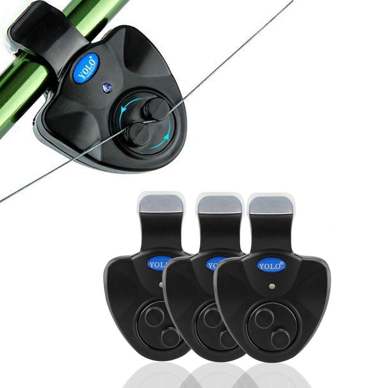Bite Alarm - Angelrute Biss Alarm LED Anzeige Fisch