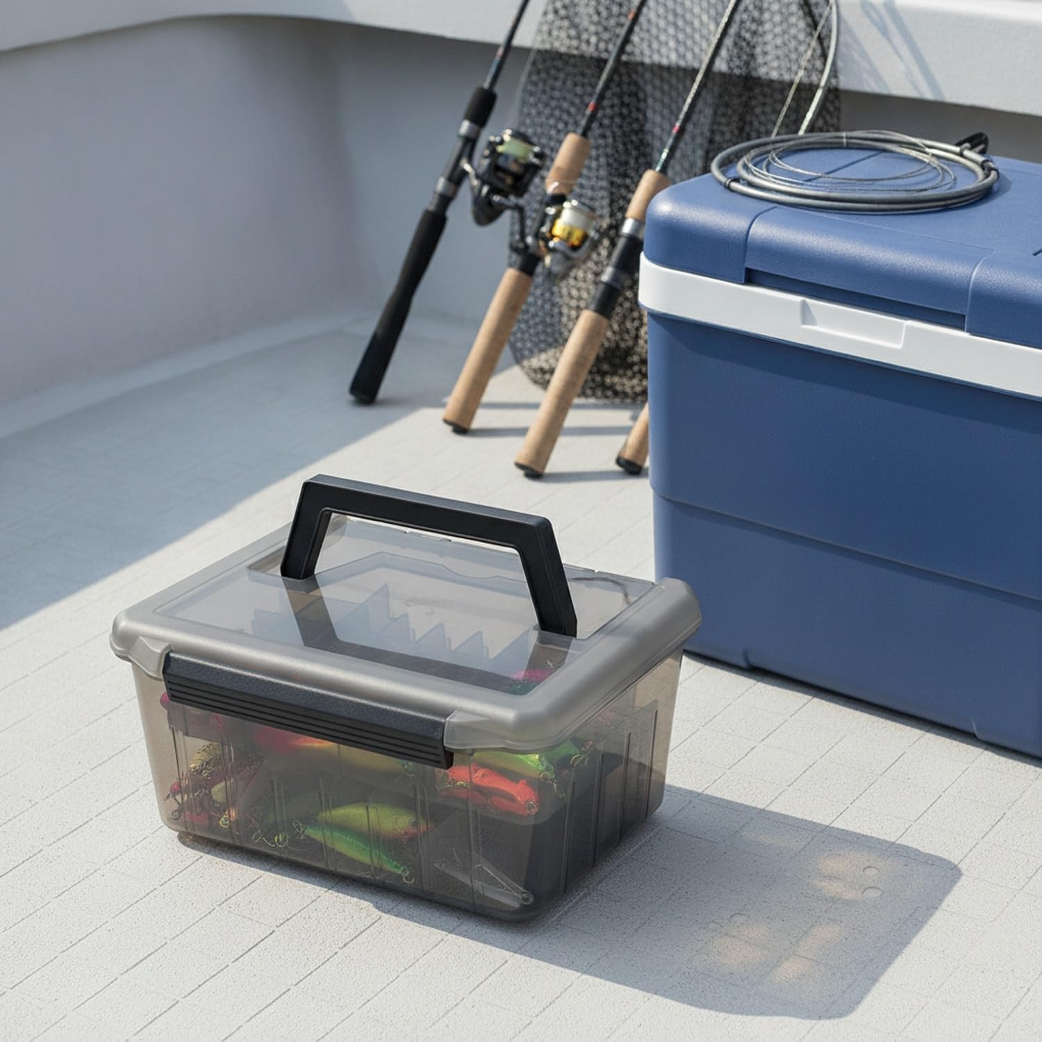 Angelzubehörbox mit Griff, tra – Fish Finder Case Bewertung und Preis