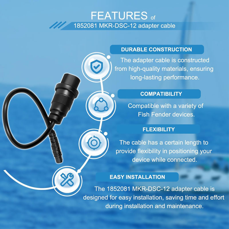 1852081 MKR-DSC-12 4-poliges F – Fish Finder Cable Bewertung und Preis
